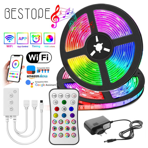 RGB LedStrip 5 Meter met Afstandsbediening Verlichting.