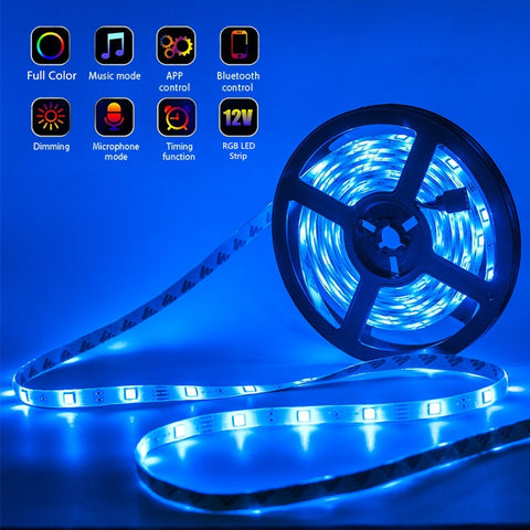 RGB-lichten strip - Bluetooth - Afstandsbediening - Wifi - 5 Meter