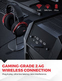 Mpow Air Pro Wireless Gaming Headset - PC, PS4 & PS5 - 7.1 Surround Sound - Noise Cancelling