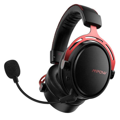 Mpow Air Pro Wireless Gaming Headset - PC, PS4 & PS5 - 7.1 Surround Sound - Noise Cancelling