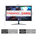 Gaming Monitor 24" - 144hz - 1080P Full HD voor PC Gaming