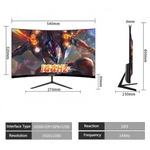 Gaming Monitor 24" - 144hz - 1080P Full HD voor PC Gaming