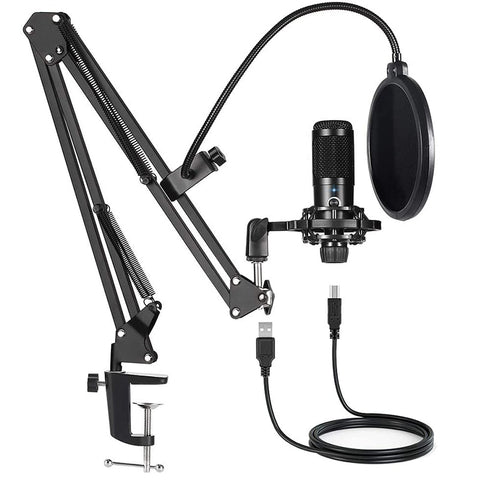Microfoon set met verstelbare arm voor PC - Plug and play