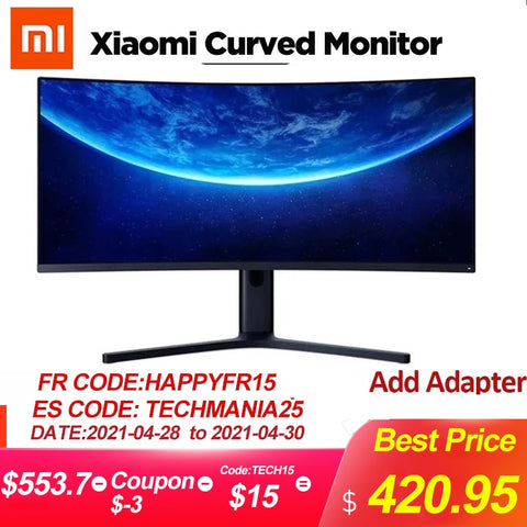 XIAOMI Curved Gaming Monitor 34" - 144hz - 3440*1440 Full HD